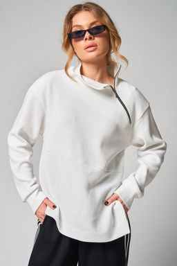 Костюм LAIKONY 483 белый+ черный