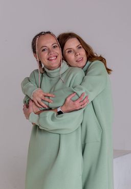 Платье футер 3х нитка с НАЧЁСОМ