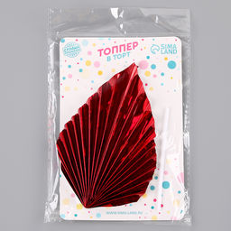 Топпер Перо, цвет красный - Страна карнавалия фото 5