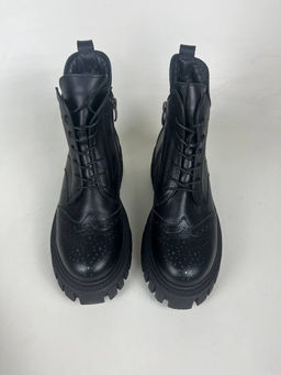 Ботинки 338.21153bl.black уценка/байка