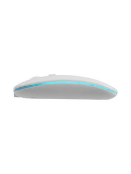 Мышь MB-2.4 беспроводная, оптическая, подсветка, 800-1600 dpi, USB, Bluetooth, белая