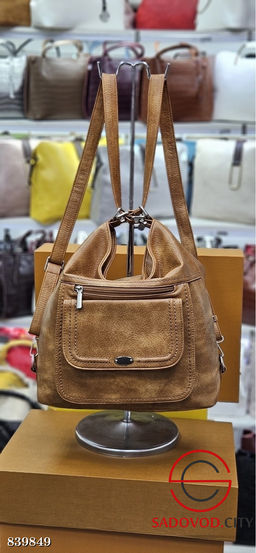 Сумка рюкзак из эко-кожи