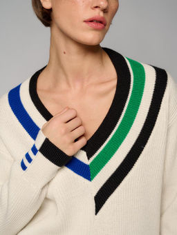 Пуловер женский 12411-53023 white - Eleganzza фото 4