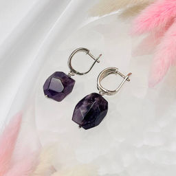 Серьги из Аметиста