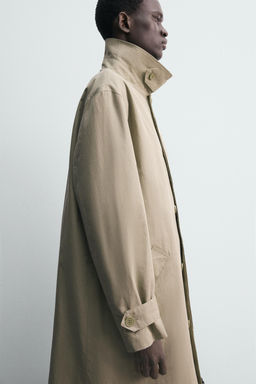 WATER-REPELLENT TRENCH COAT - Zara фото 16