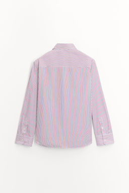 ZW COLLECTION STRIPED POPLIN SHIRT - Zara фото 18