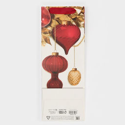 Пакет под бутылку Игрушки на елке, 13 х 36 х 10 см - Дарите счастье фото 4