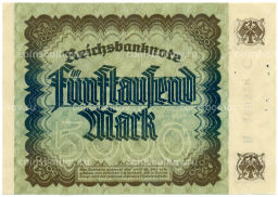 Банкнота 5000 марок 1922 года Германия