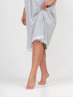 Ночная сорочка женская, цвет серый