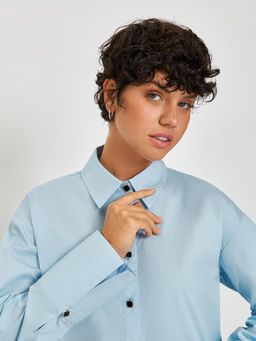 10200260554 Блузка жен. Pescado голубой - Concept club фото 4