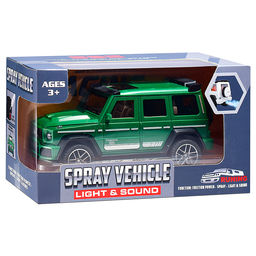 Машина "Джип" (свет, звук, спрей) в коробке