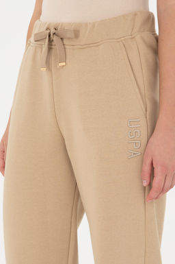 Женские спортивные штаны песочного цвета - U.s. polo assn фото 5
