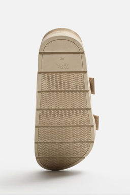 DOUBLE STRAP LEATHER SANDALS - Zara фото 6