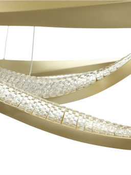 Люстра Ella 174 Вт LED 3000-6000К медь Ø40+60+80×150 см