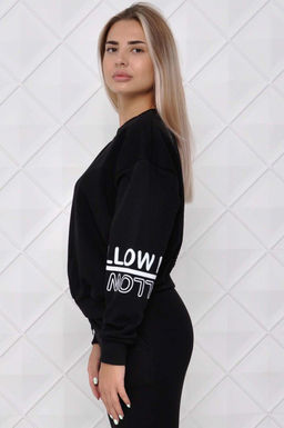 Арт. 1594 Свитшот женский 44-52 (5 шт) Цвет:красный