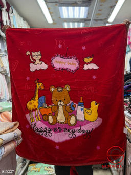 Плюшевый детский плед двусторонний