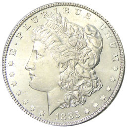 1 доллар 1885 года США Доллар Моргана