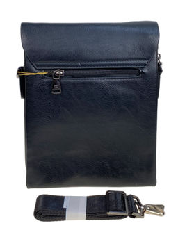 Сумка мужская из натуральной кожи, цвет черный - Greta фото 2