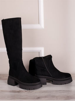 Сапоги женские зима/ Удобные сапоги на меху M1025 - Piniolo фото 4