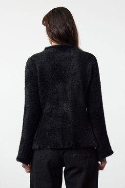 Siyah Kapamal? Tuylu Triko H?rka TWOAW25HI00112