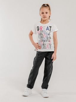 CRB wear/!CWJG 70237-22 Брюки для девочки,черный/Ex.Cherubino