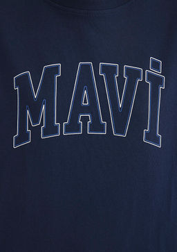 Mavi Logo Bask?l? Lacivert Tisort  фото 6