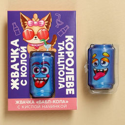 Жевательная резинка с кислой начинкой Королеве танцпола, 6, 7 г.