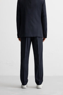 TEXTURED SUIT TROUSERS - Zara фото 3