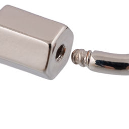 Zlatka Замок карабин декоративный овал FMK-V03 12 х 18 мм 5 х 1 шт №01 под серебро  фото 3