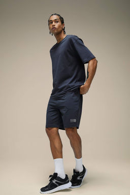 DeFactoFit Slim Fit Dar Kesim Cepli Bask?l? Sporcu Sort  фото 3