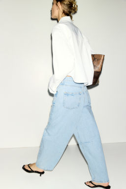 Barrel High Waist Ankle Jeans - H&m фото 2