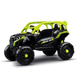 Электромобиль детский "Багги" (цвет зеленый)