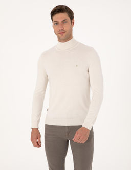 Ta_ Slim Fit Bal_k__ Yaka Basic Triko Kazak