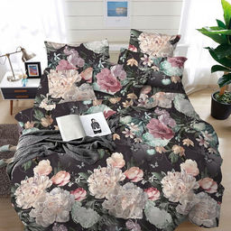 Наволочка 50х70см "Эсмеральда", с клапаном-запахом, полисатин 95г/м2, упаковка ПП 12х6см, "Домашняя мода" (Россия)