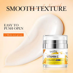 SADOER Отбеливающий крем для лица с витамином C, 50гр.  фото 4
