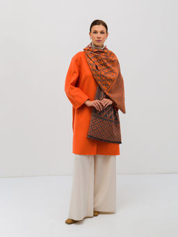 В составе шерсть. Большой теплый двусторонний палантин - Tantino фото 2