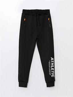 Beli Lastikli Bask?l? Erkek ?ocuk Pijama Alt