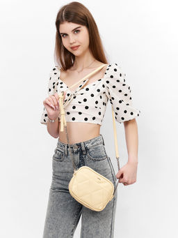 LACCOMA сумка Джулия-ЛЦ802-бежевый эко кожа хлопок фото 7