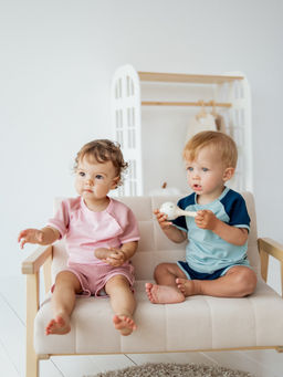 Комплект футболка и шорты Роза из рифленой ткани 0+ - Bungly фото 5