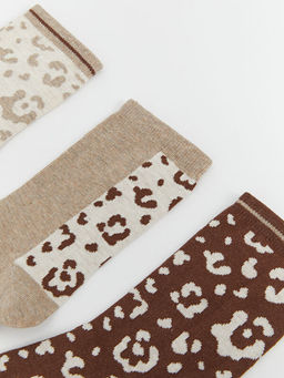 Desenli Kad?n Soket ?orap 5li