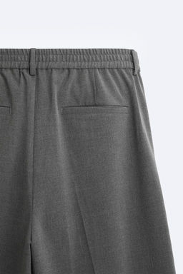 WIDE-FIT PLEATED TROUSERS - Zara фото 9