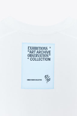 BOXY FIT T-SHIRT WITH LABEL - Zara фото 8
