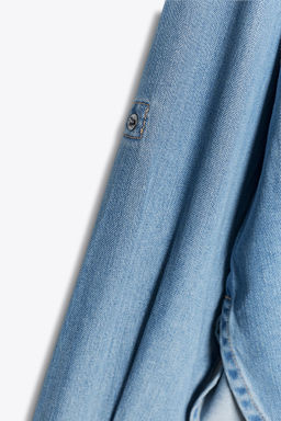 OVERSIZED DENIM SHIRT - Zara фото 9
