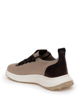Bej Eva Taban Sneaker Ayakkab_