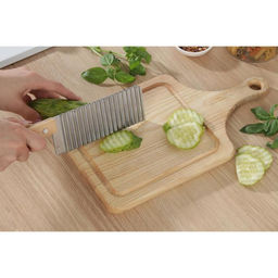 Цена за 2 шт. Нож для фигурной резки Доляна, 27×6 см, бежевый