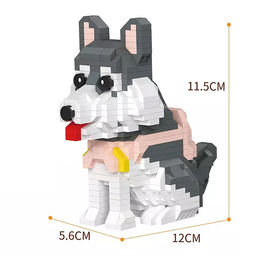 Конструктор "Хаски" 1000 дет,. в коробке