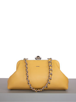 LACCOMA сумка Паола-Л815-горчичный эко кожа хлопок