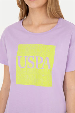 Женская сиреневая футболка - U.s. polo assn фото 7