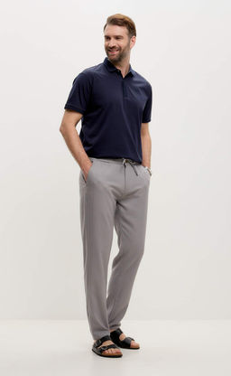 Брюки лен Р211-0872 l.grey