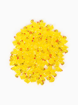 Декор для творчества «Уточки», набор 100 штук, светятся в темноте 1,7×1,4 см